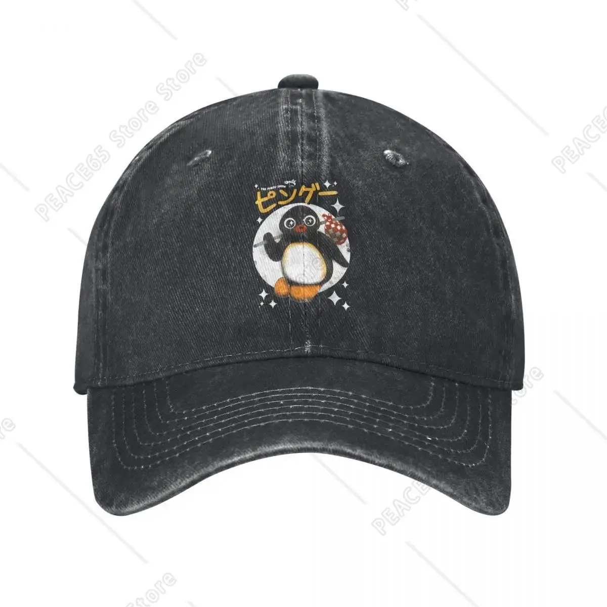 Vintage The Penguin Baseball Cap Men Women Distressed Washed Sun Cap Noot Penguin Meme Cartoon Activities Hats Cap