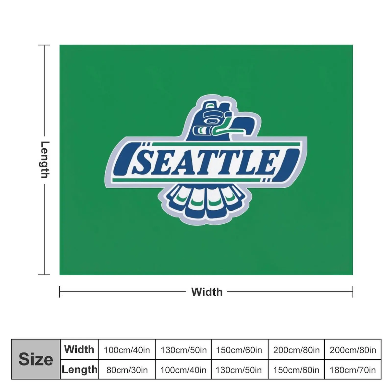 Seattle Thunderbirds Throw Blanket Polar decorative sofa bed Quilt Blankets