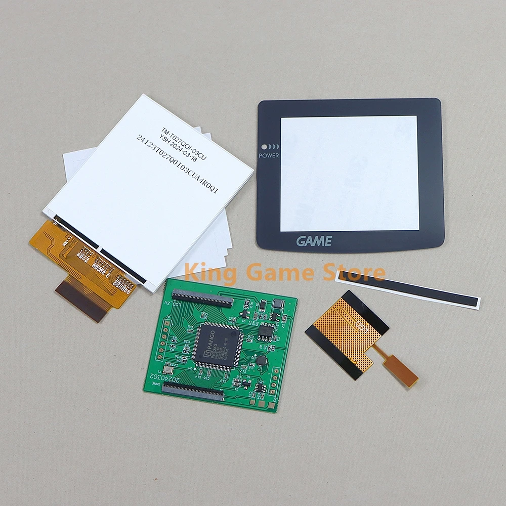 3 مجموعات لنينتندو Gameboy Color GBC 4.0 وحدة تحكم ألعاب تسليط الضوء على شاشة 2.6 بوصة IPS شاشة عالية السطوع V4.0 لـ GBC #6