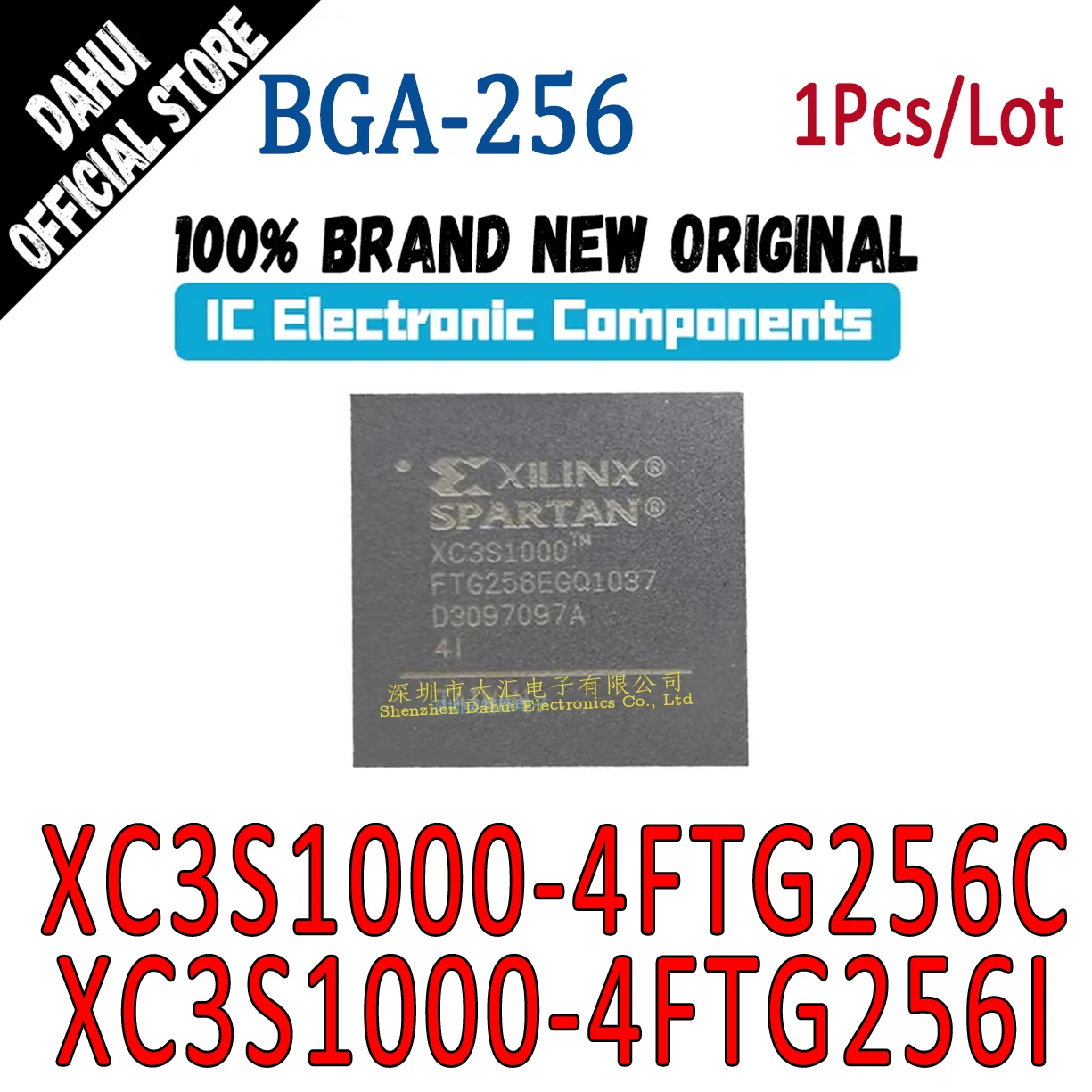 

XC3S1000-4FTG256C XC3S1000-4FTG256I BGA-256 Programmable logic chip IC new original