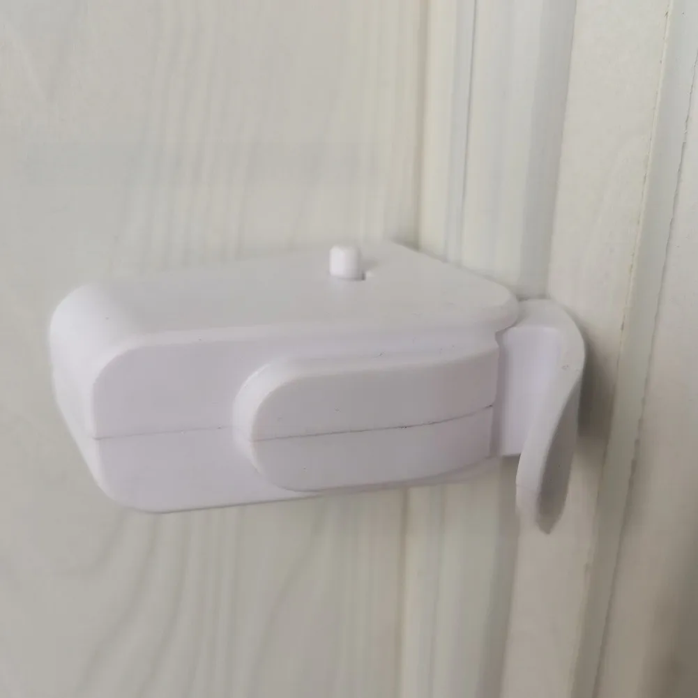 Interior Door Lock for Child For Safety - Latch to Keep Toddlers and Pets in Rooms - No Hardware Needed - 3 pcs