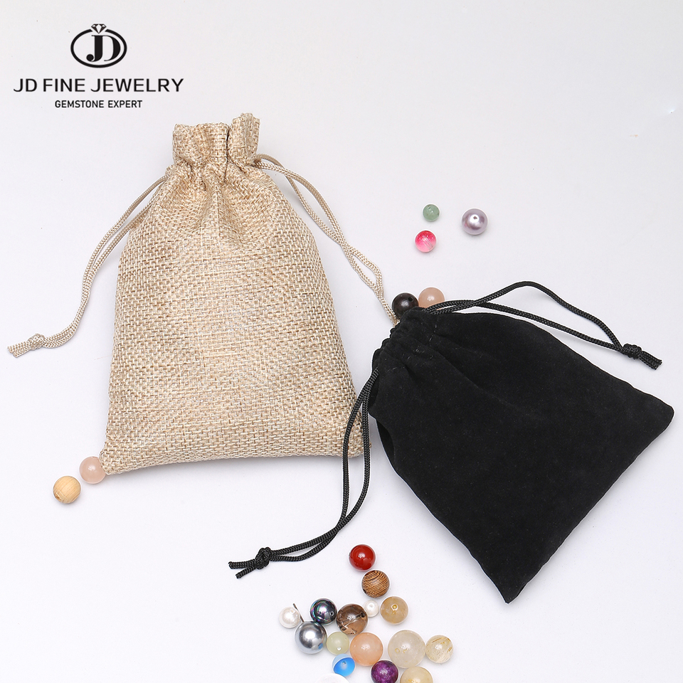  JD Velvet Drawstring Jewelry Pouches Storage Bags for Rings and Earrings Bulk Packaging Dust Sachets for Party Favors Wholesale 