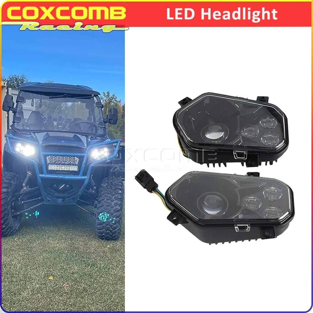 

LED Headlights UTV Front Headlamps For Polaris Scrambler 850 1000 RZR 570 800 900 Ranger 400 500 570 700 800 900 Diesel ETX EV