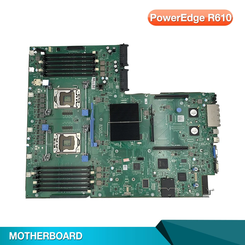 

For DELL PowerEdge R610 Server Motherboard YF3T8 W260J 8GXHX 08GXHX F0XJ6 XDN97 RP59R