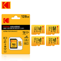 NEW KODAK Class10 U3 Micro SD Memory Card 32GB 64GB 128GB 95MB/s UHS-I  128GB TF Card 4K HD for USB Card reader adapter microsd