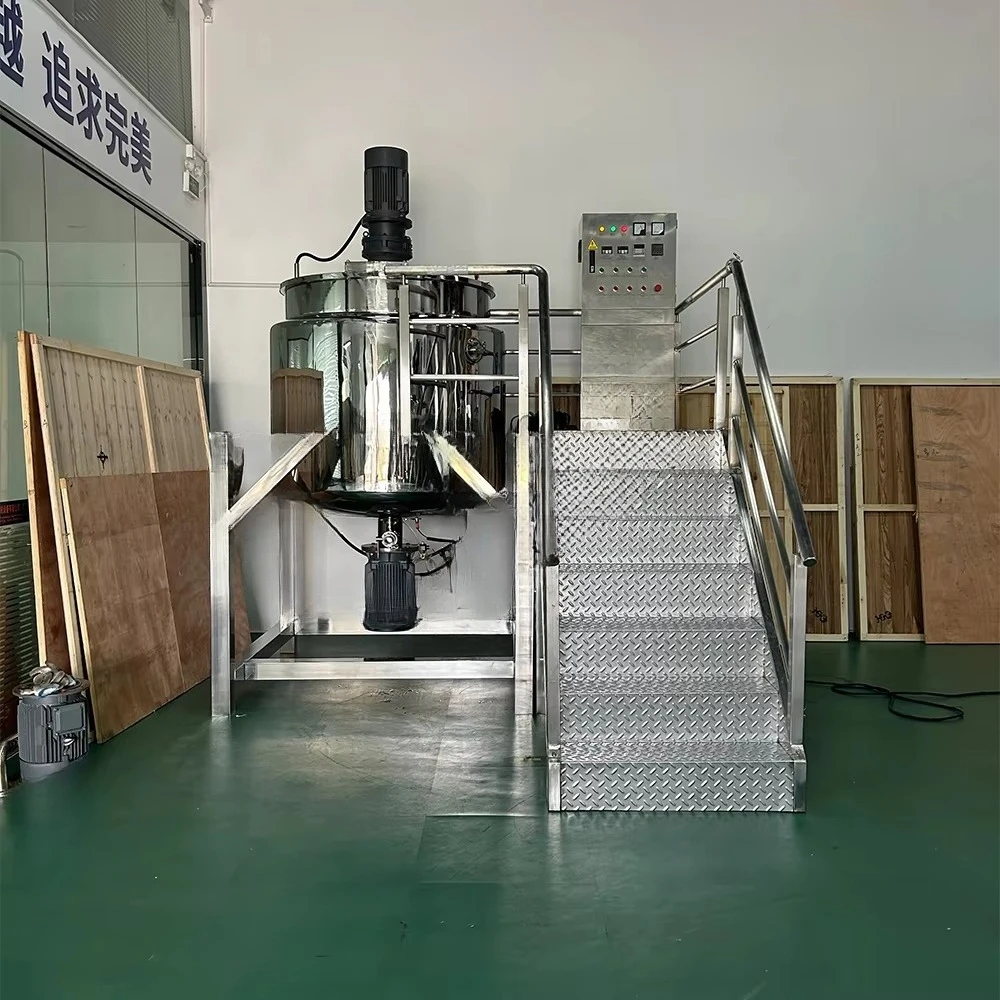 Muti-function Blending Reactive Hair Gel Mixer Emulsifi Mix tank Liquid Soap Mixing tank Homogenizer Mixing tank with Heater