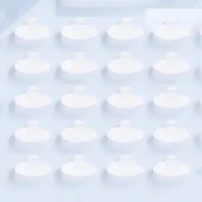 

20pcs Flat Top Suction Cup Cable Organizer Clear Slotted Wire Holder For Christmas Lights Fairy Lights Glass Window Fixing Clip