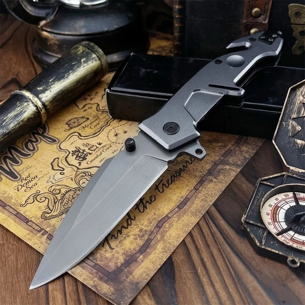 

Тактический складной нож высокой твердости MF2 5Cr13MoV, лезвие из алюминиевого сплава, ручка для охоты на открытом воздухе, инструмент для самообороны