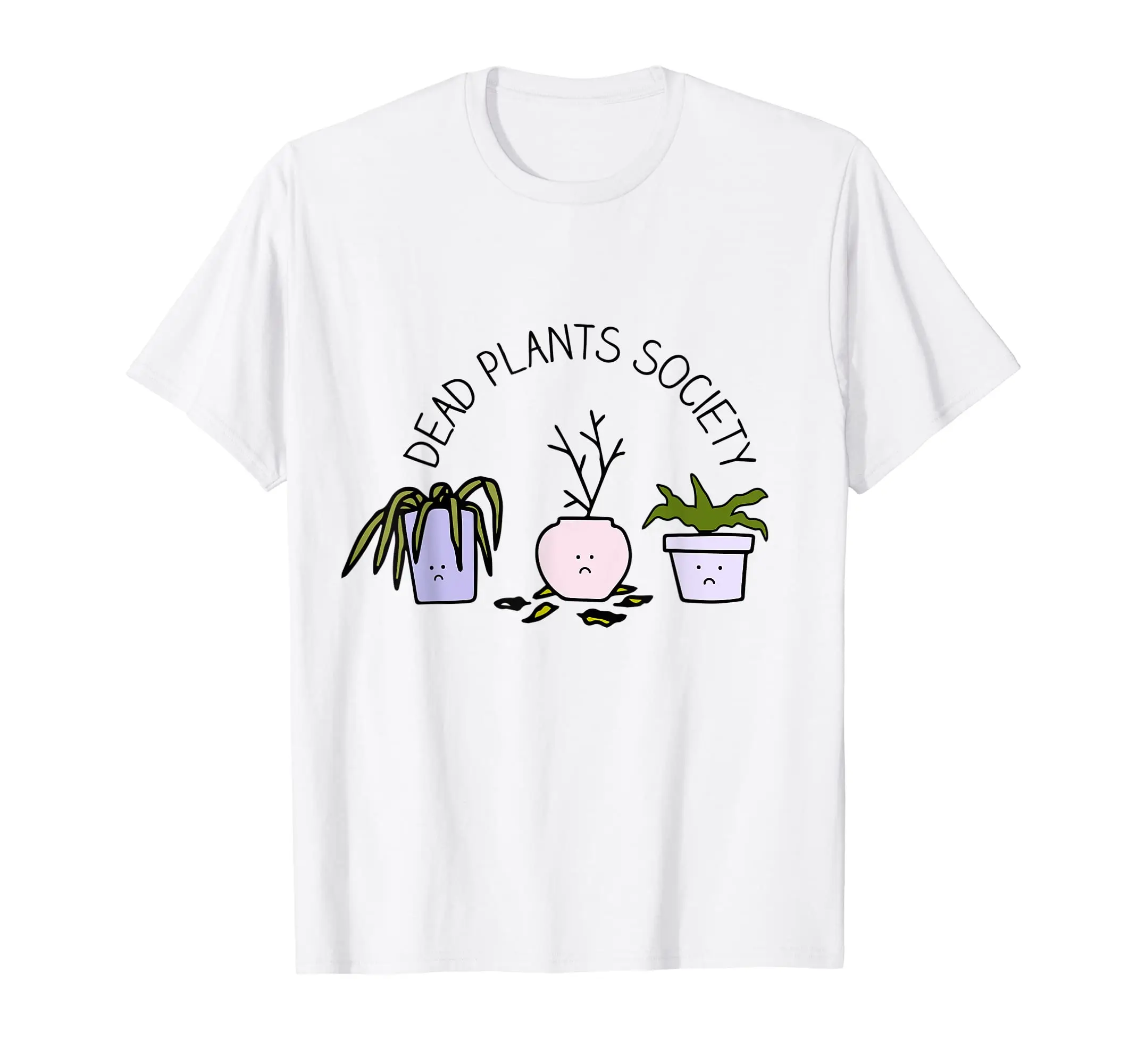 

Hot-Selling Dead Plants Society Funny Botany Printing T-Shirt Cute Cotton Leisure O-Neck Tee Unisex