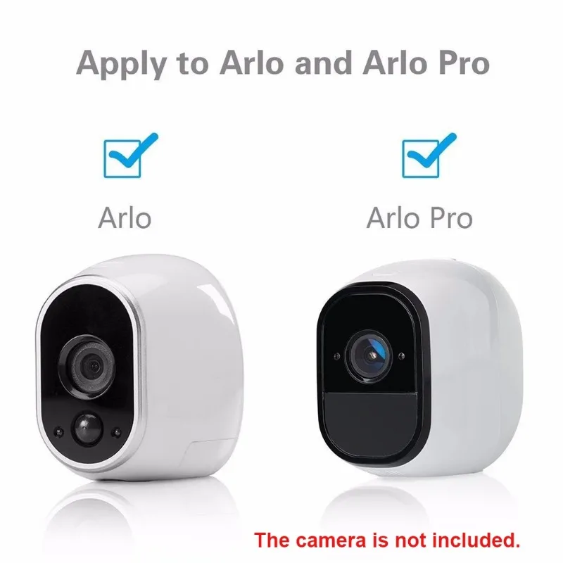 3pcs Metal Security Wall Indoor Outdoor Adjustable Mount Wall/Ceiling Security Bracket for Arlo or Arlo Pro Camera Cam
