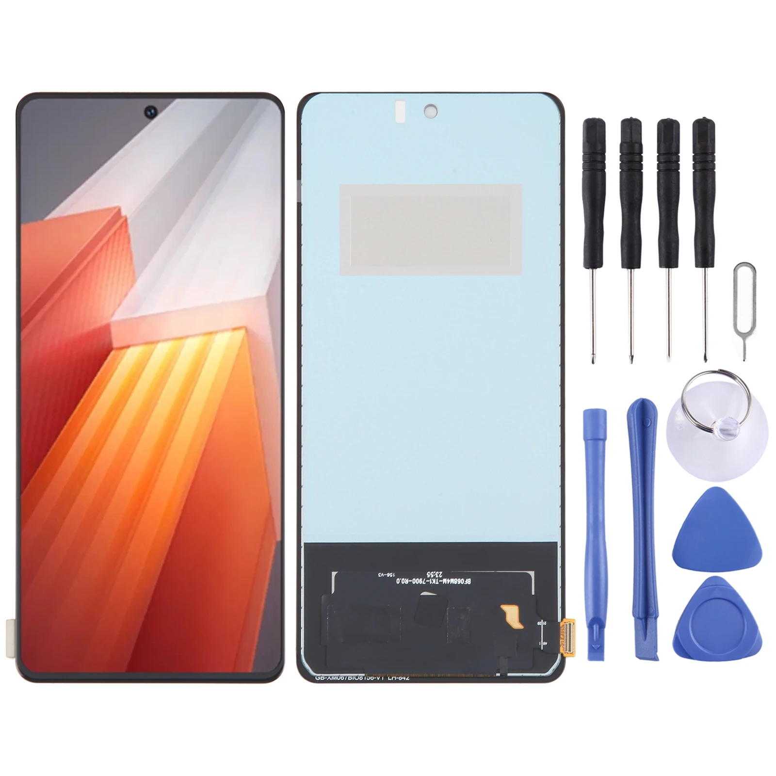 vivo iQOO 8 Pro TFT Material Original LCD Screen with Digitizer Full Assembly LCD Display Touch Screen