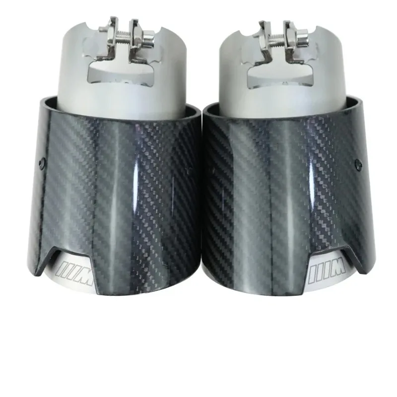 For  M2 M3 M4 G80 G81 G82 G83 G87 Carbon Fiber Muffler Exhaust Tips