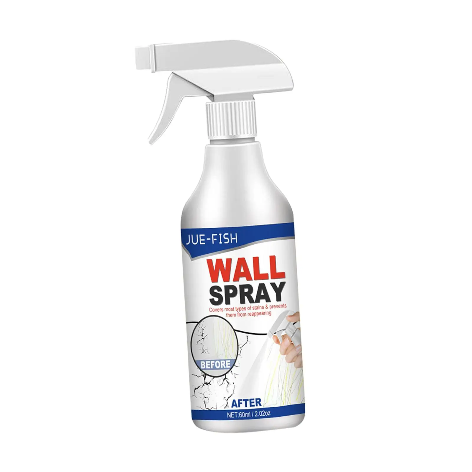 60ml Wall Spray Agent Mending Stain Wall Protection Tool Remover for Bedroom Kitchen Home Living Room Supplies