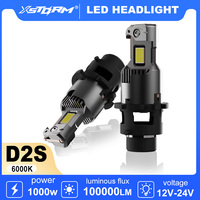 XSTORM D2S D4S LED Headlight Canbus Car Headlights Bulbs D3S D1S LED Lights High Power 1000W 100000LM Turbo Lamp 6000K Plug&Play