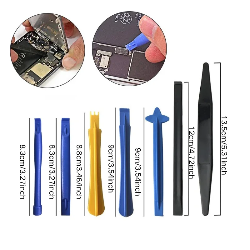 Kit de Herramientas de Reparación para Teléfono y Laptop 25 en 1 con Destornillador de Precisión, Palancas y Ventosas para iPhone Samsung Xiaomi PC 3