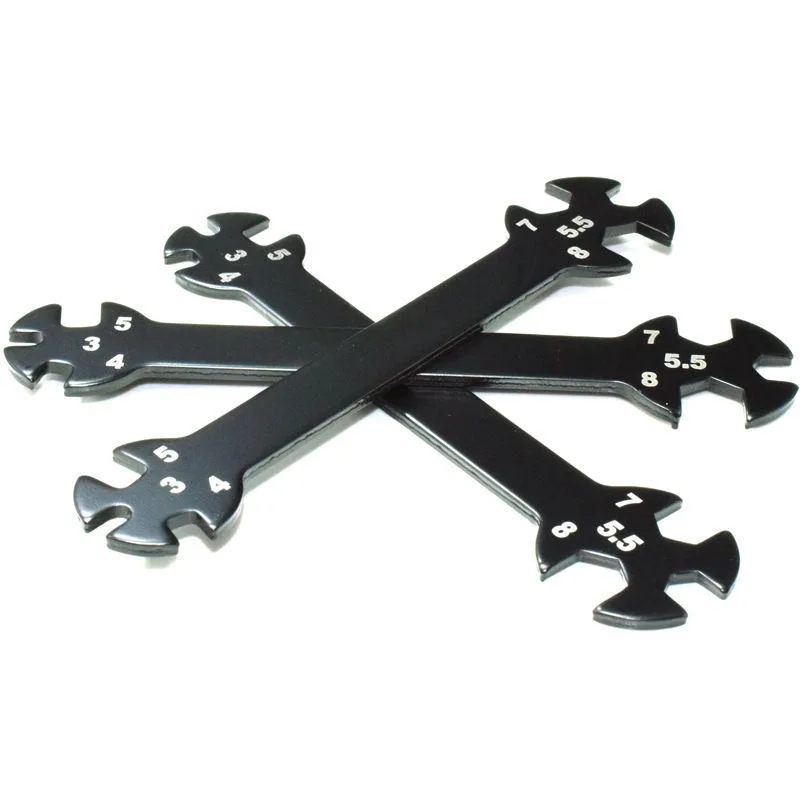 Multi‑function 6‑in‑1 RC Hudy Wrench Tool 3‑8MM For RC Drone Car Boat Upgrade Parts