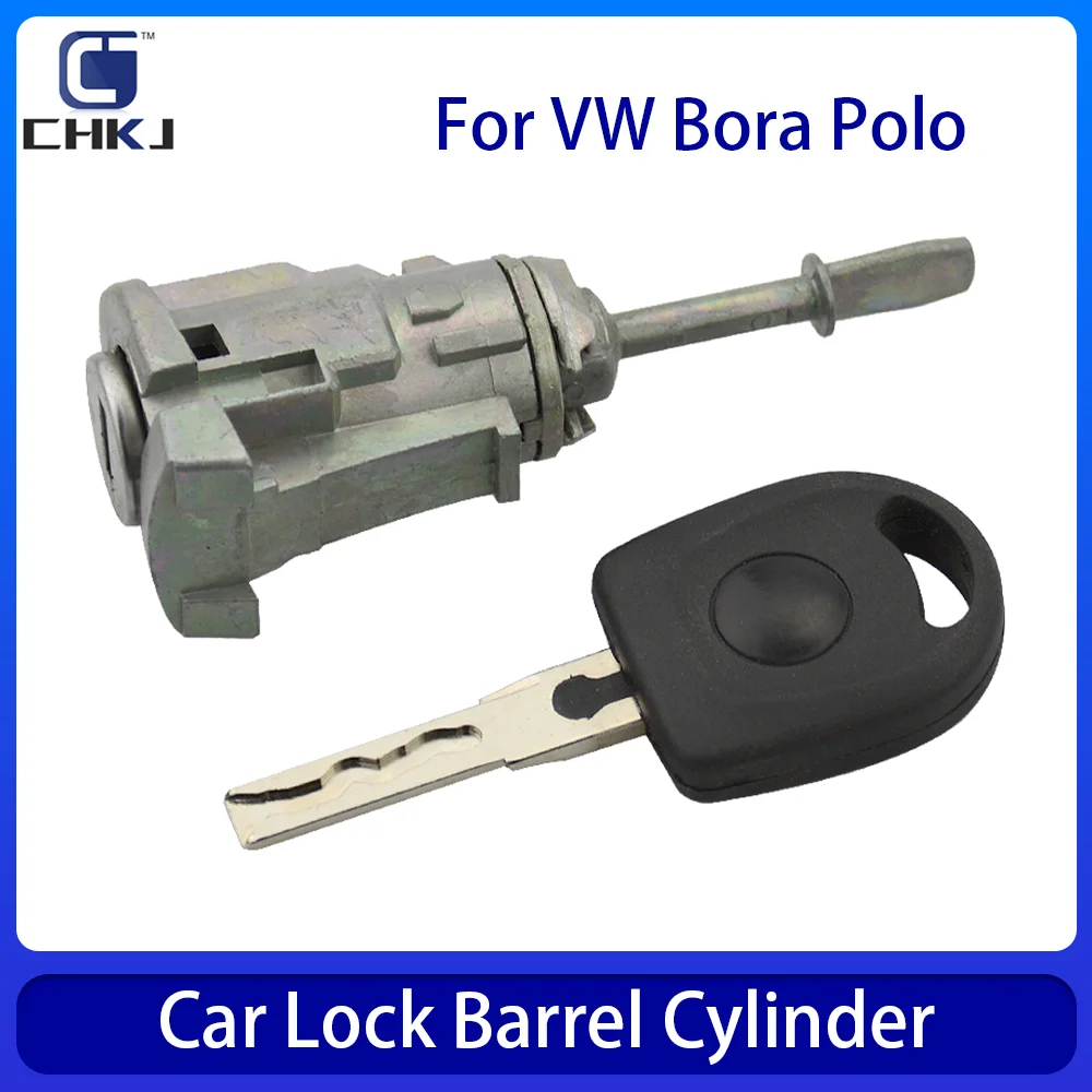 CHKJ Car CLOSING CYLINDER For VW Bora Polo Left Door Lock Barrel Cylinder Auto Replacement Lock Cylinder Locksmith Tools