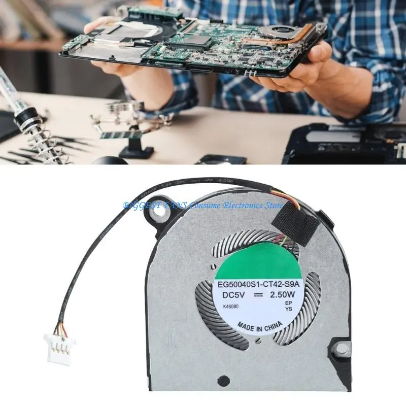 

F68B Cooling Fan for SF514-56T N21H2 Notebook Metal Build Essential Laptop Maintenance Fan