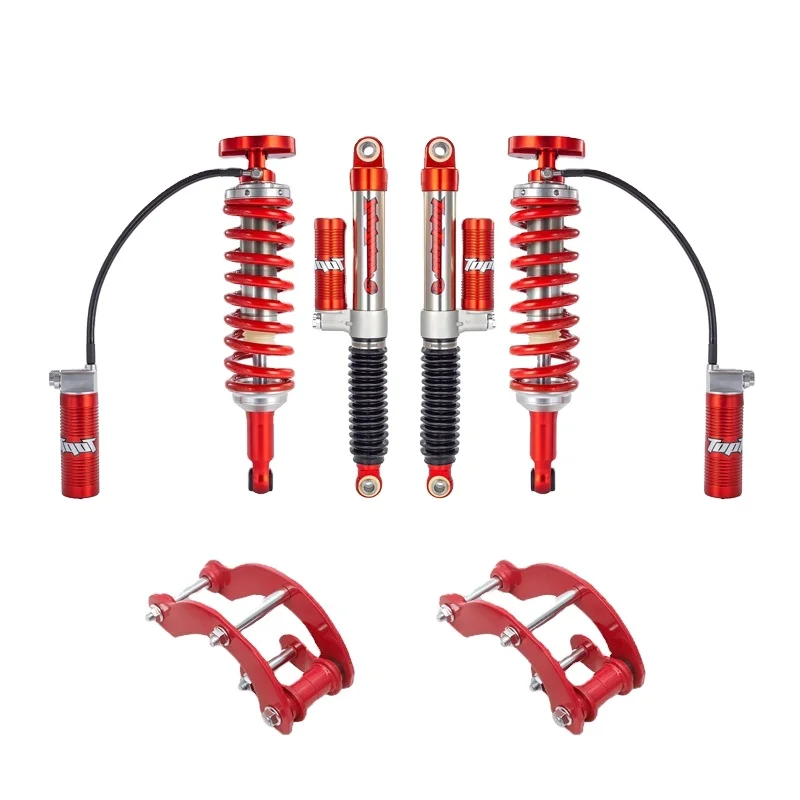 For TOYOTA Hilux Vigo Mono Tube Remote Reservoir Shock Absorber Coil Spring 2 Inch Lift