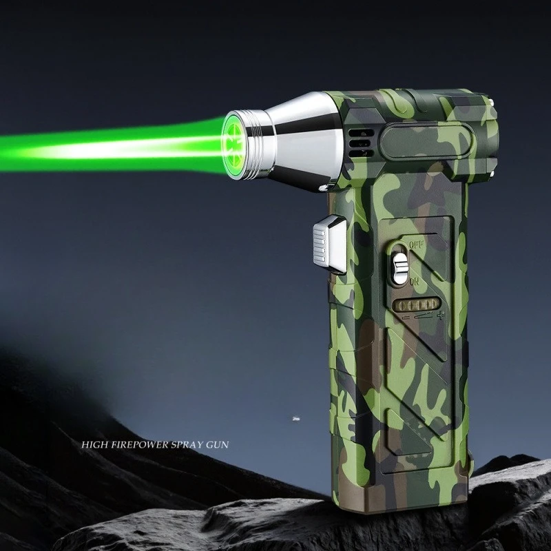 

Multi-purpose Handheld High-temperature Spray Gun Outdoor Windproof Direct Blue Flame Portable Cigarette Accessory