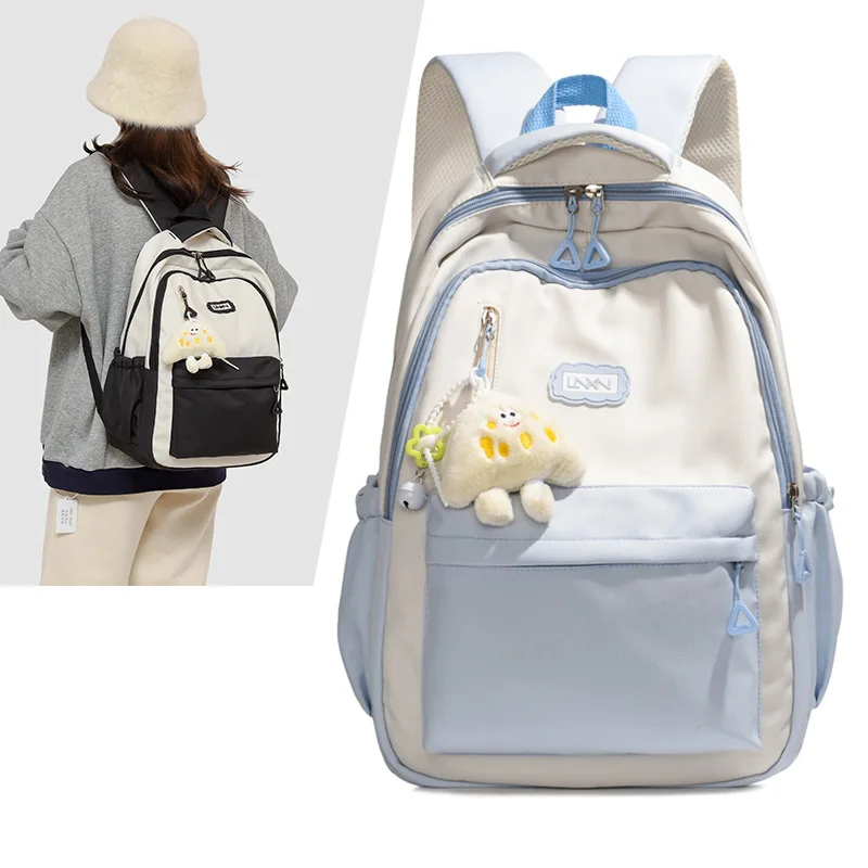 

Рюкзак для школьниц и мальчиков, многофункциональная задняя сумка для путешествий, рюкзак для ноутбука, женский усиленный рюкзак в консервативном стиле