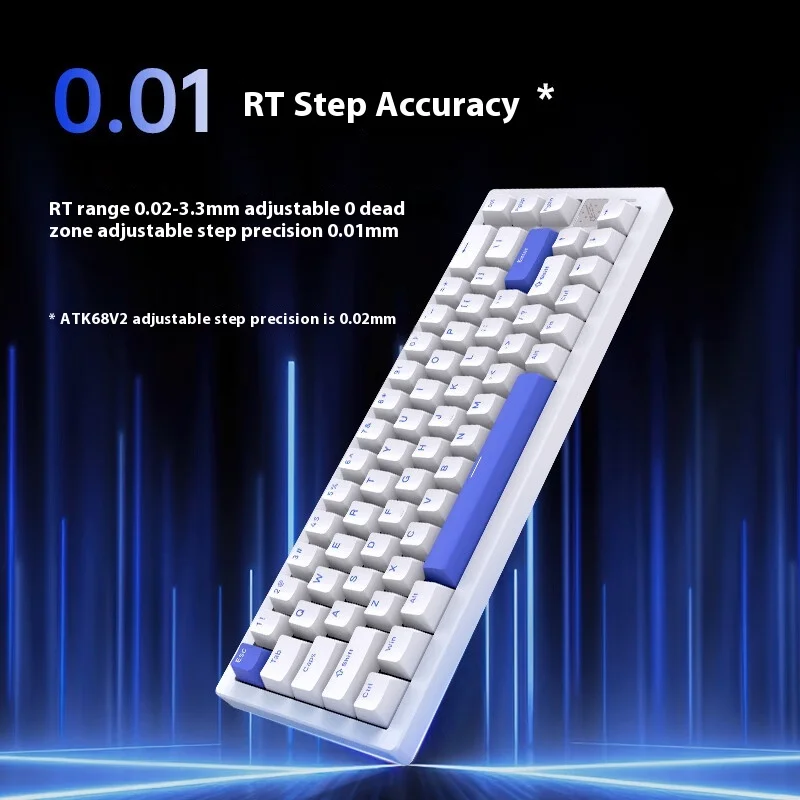 Imagem -03 - Atk-alumínio Alloy Teclado Mecânico 8k Gasket Gamer Teclado Atk68 v2 Interruptor Magnético Acessórios de Jogos Personalizados Valorant