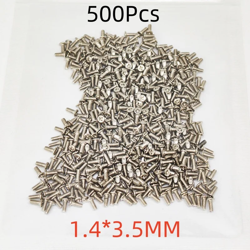 500pcs/Lot 3.5mm  Screws For Samsung Galaxy S21 S22 S23 S24 Ultra S8 S9 S10 S20 Plus Note 20 Ultra Note 10 Plus 9 8 Phone Screw