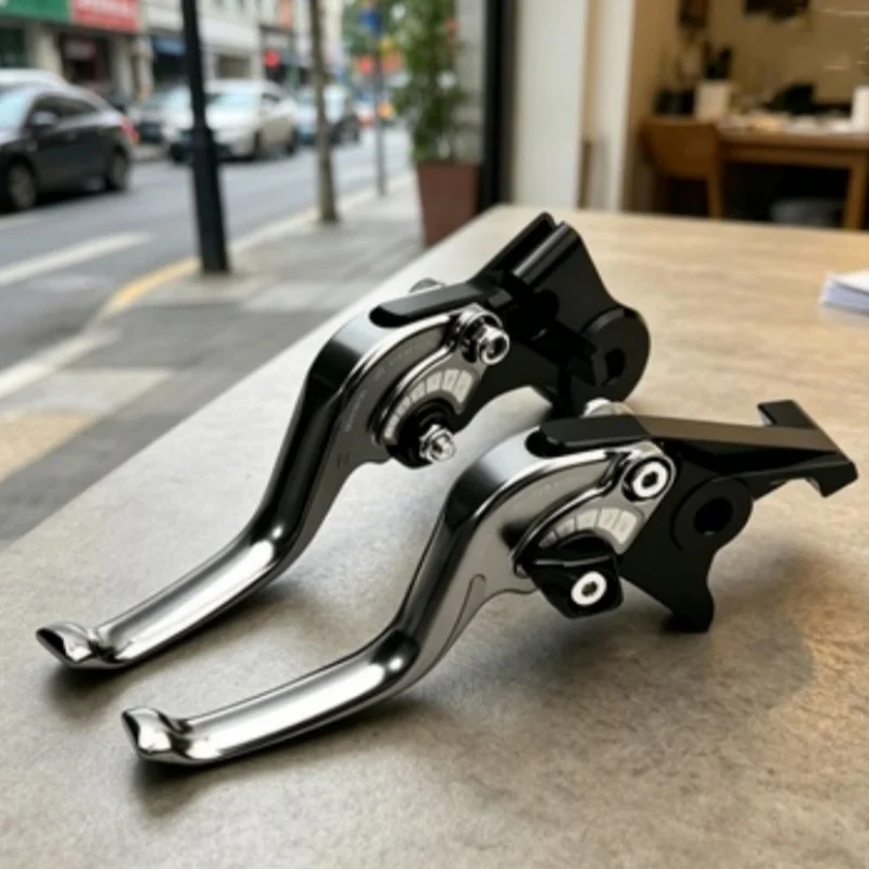 FOR Haojue  TR300 2-Finger Short Version Brake Clutch Lever Sport Control Ergonomic Anti-Slip Design Motorcycle Accessories