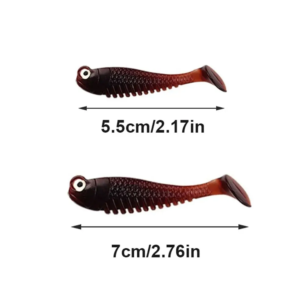 Señuelo de pesca silicona cluster con anzuelo afilado y giro libre - imagen 5
