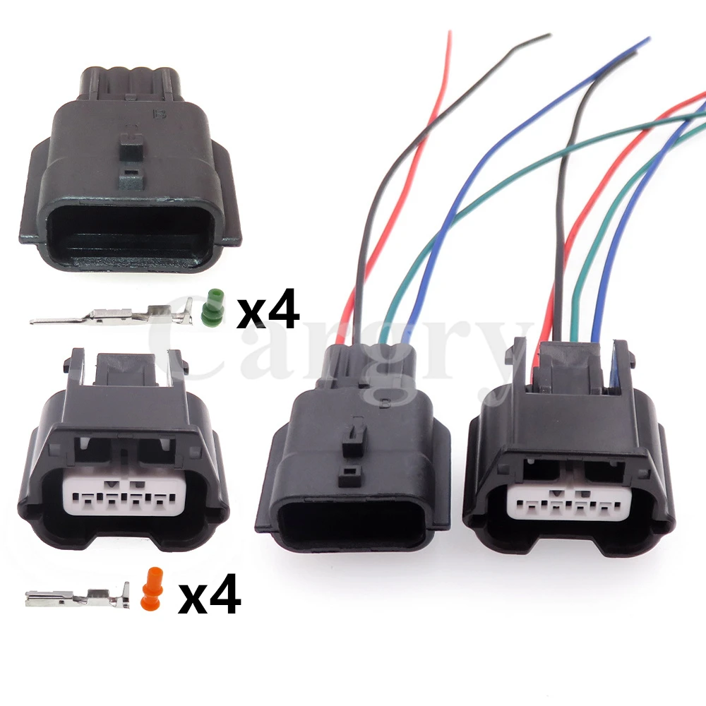 

1 Set 4P Car Starter Intake Pressure Sensor Wiring Socket 7282-8853-30 7283-8853-30 Auto Air Flowmeter Wire Socket