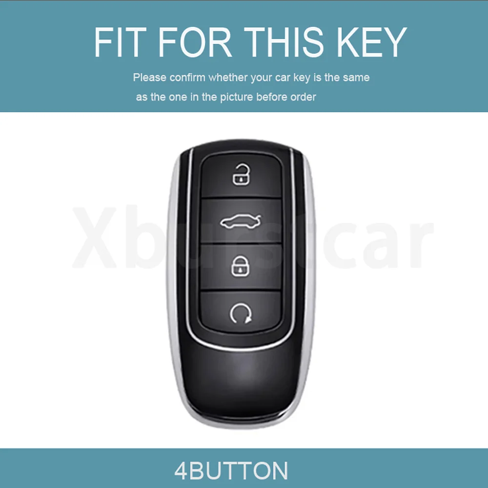 TPU Shell Keyless Protector Car Key Case Cover Fob Bag for Chery Jaecoo J7 J8 7 Tiggo 8plus 8 5 Plus 7pro Max Omoda 5 C5 Arrizo