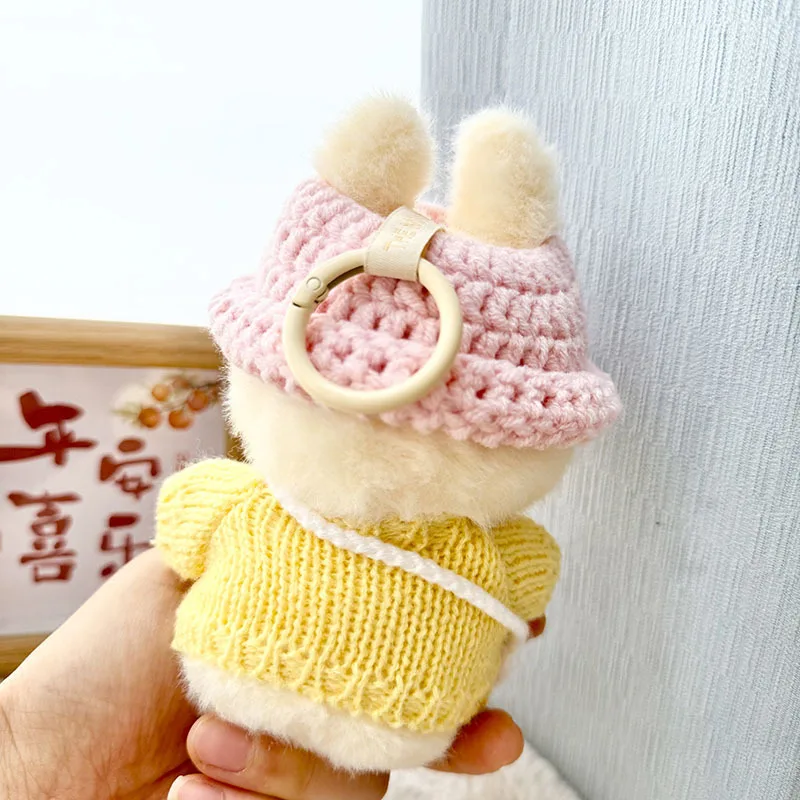 15cm/17cm Labubu I II Dolls Clothes Cute Handmade Sweater Japanese Three Piece Set Accessories Clothing Plush Doll'S Clothes