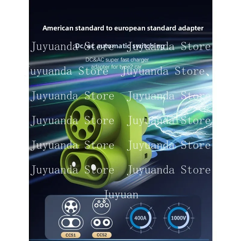

New Energy DC American Standard CCS1 To European Standard CCS2 DC 400A Supports AC and DC Built-in Temperature Control Protectio