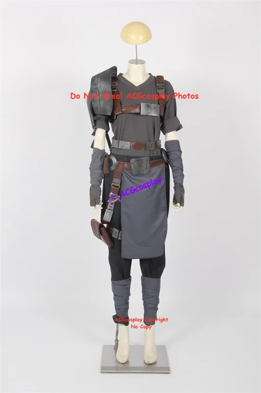 Dark Grey Starkiller Cosplay Costume acgcosplay include pvc prop and shoulder armor