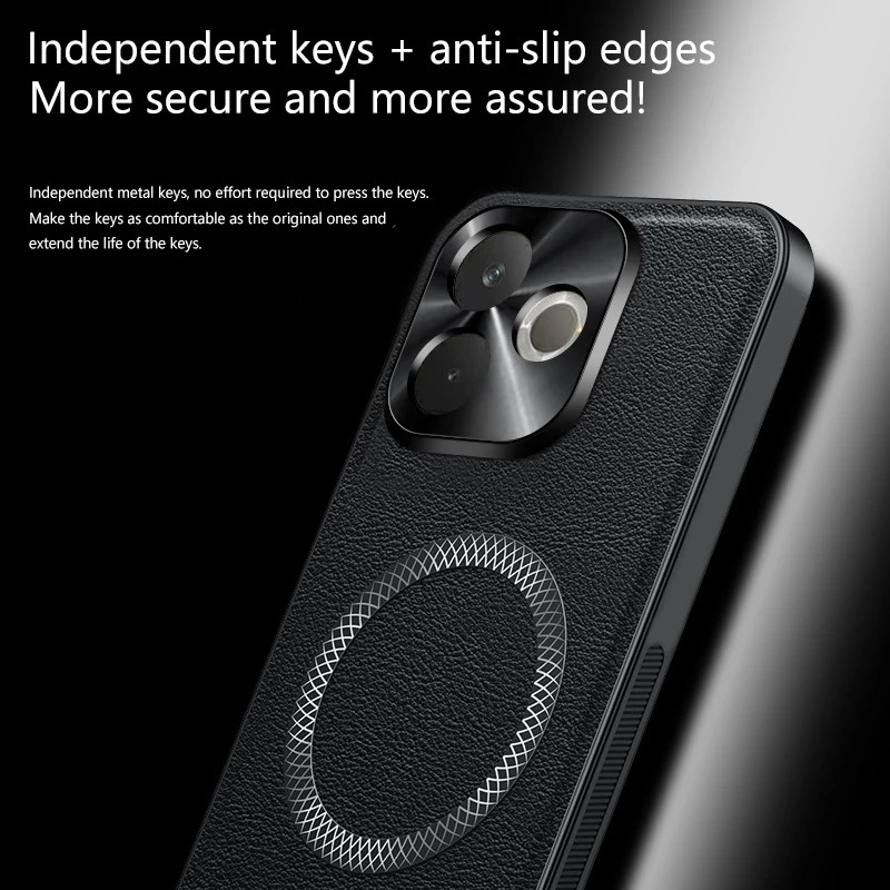 Funda de teléfono de cuero PU de lujo para Oppo A5 Pro A5 5G Magsafe anillo de Metal magnético protección de lente cubierta a prueba de golpes para Oppo A78 4G