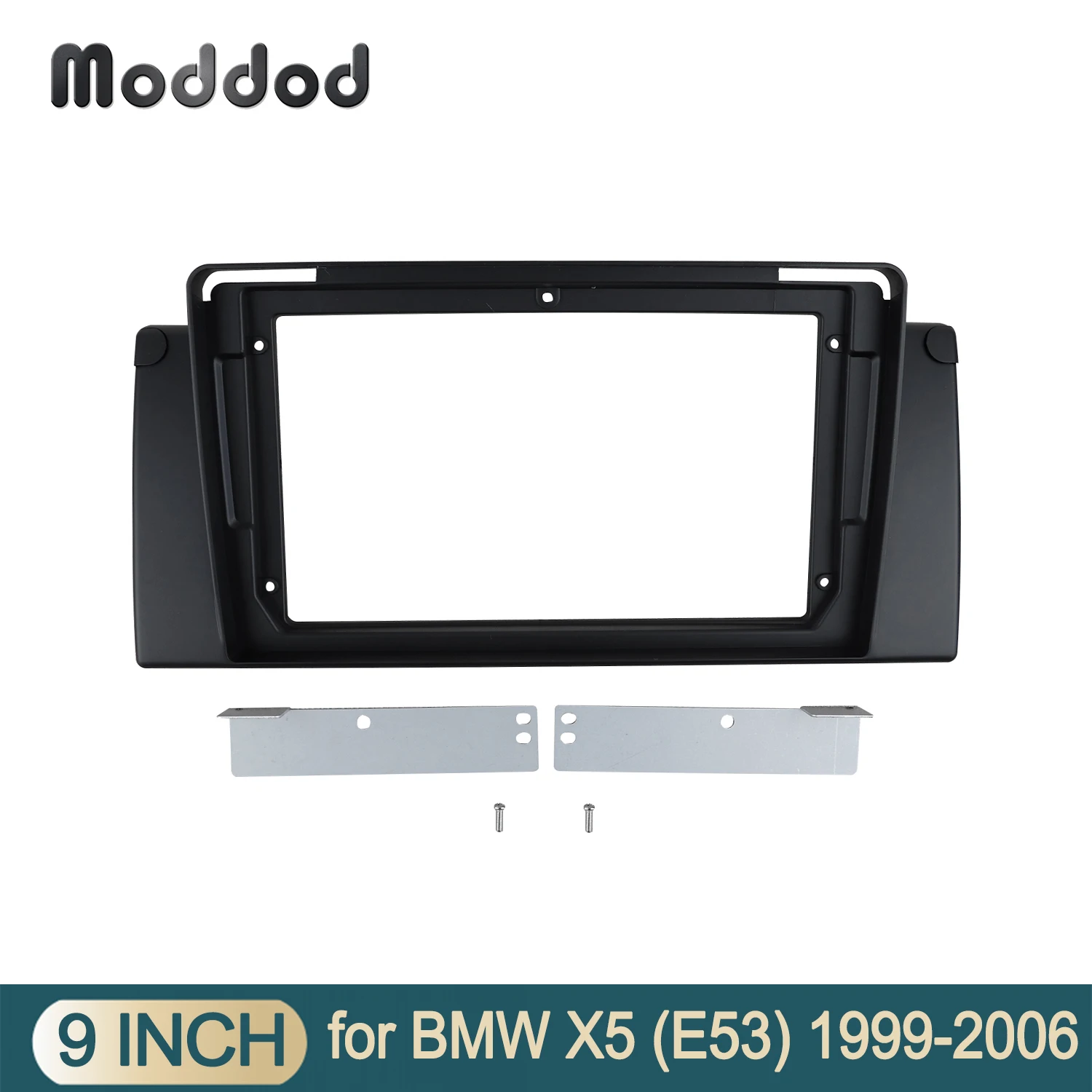 

Car Stereo Panel 9 Inch Fit for BMW X5 E53 1999-2006 Radio Fascia GPS DVD Frame Dash Refitting Installation Surround Trim Kits