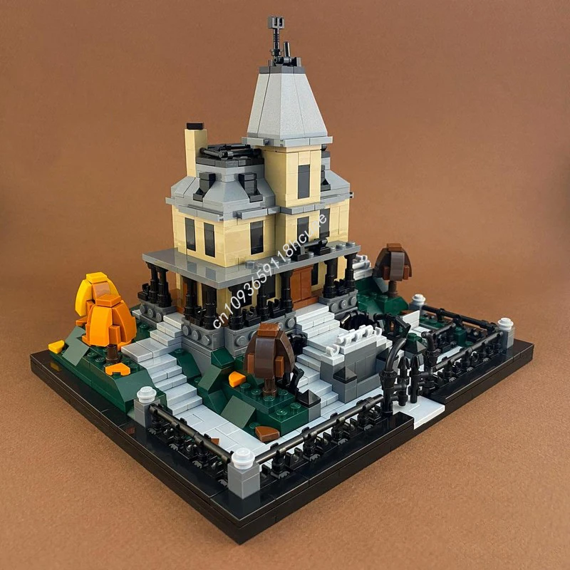 

1000 шт. MOC Mini Phantom Manor Disneying строительные блоки Рождество неограниченное количество творчества DIY идеально подходит для индивидуального подарка для строителей