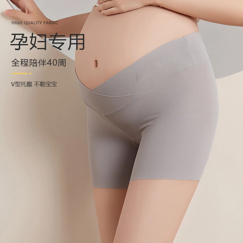 Maternity Summer Shorts Pants for Pregnancy Pregnant Elastic Waist Shorts Pregnant Women's Thin Three-point Low Waist Shorts F54