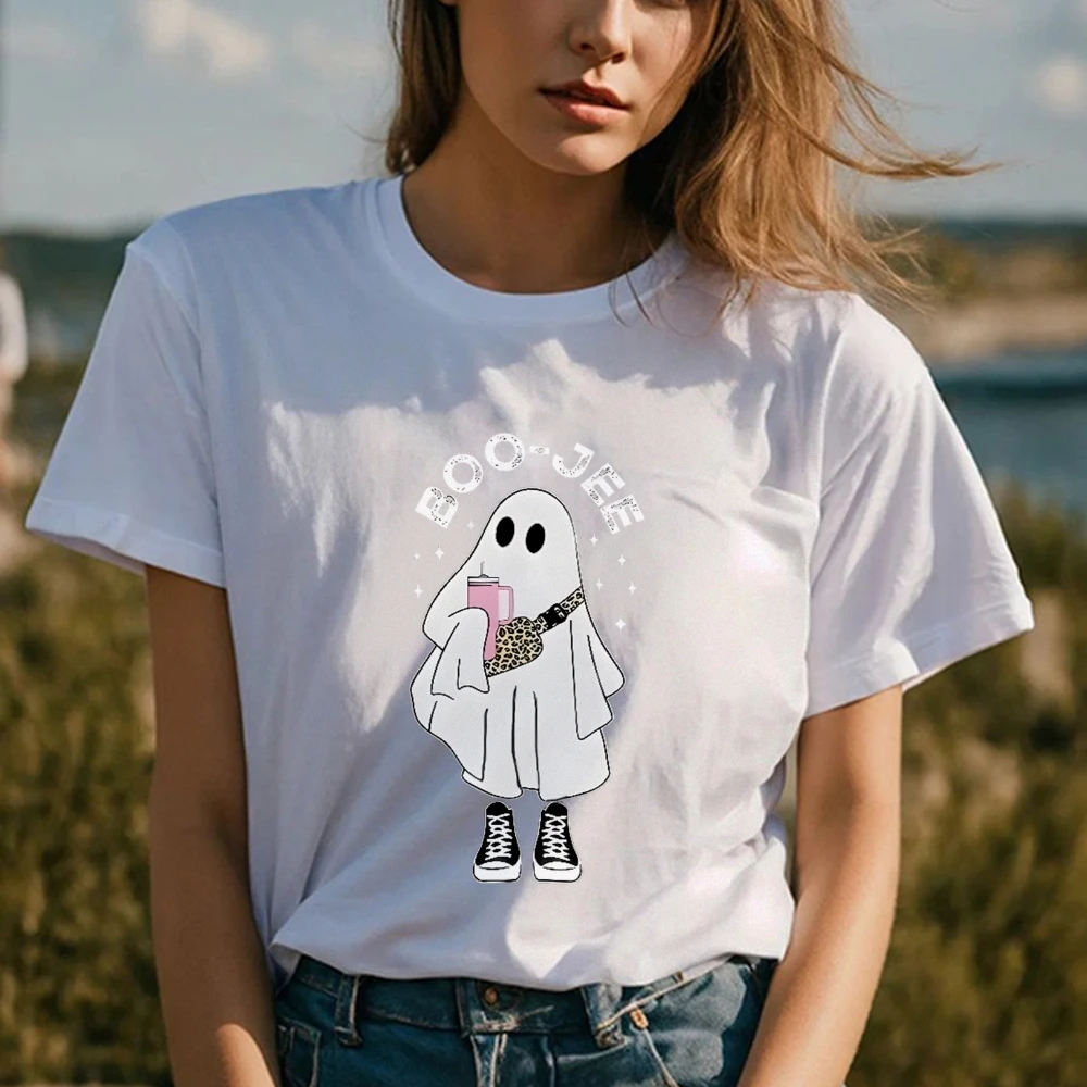 Cute Boo-Jee Ghost Tshirt Boo-jee Ghost Girly Halloween Shirt Girl Ghost Sweater Girl Halloween Gift Cute Women Halloween Gift