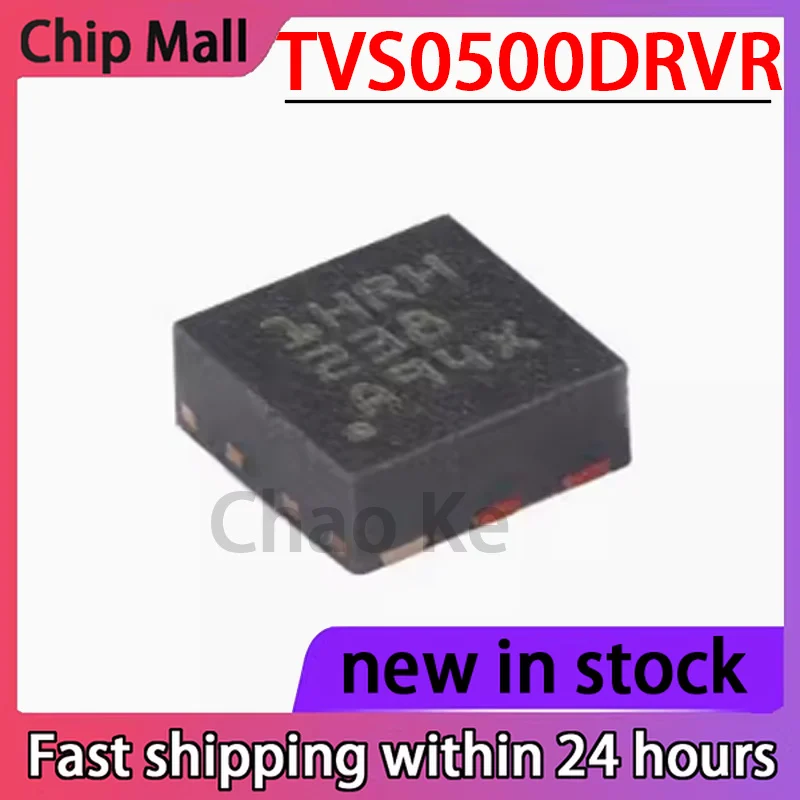 5PCS TVS0500DRVR Package WSON-6 5V Gentle Clamp Surge Protection Device Chip