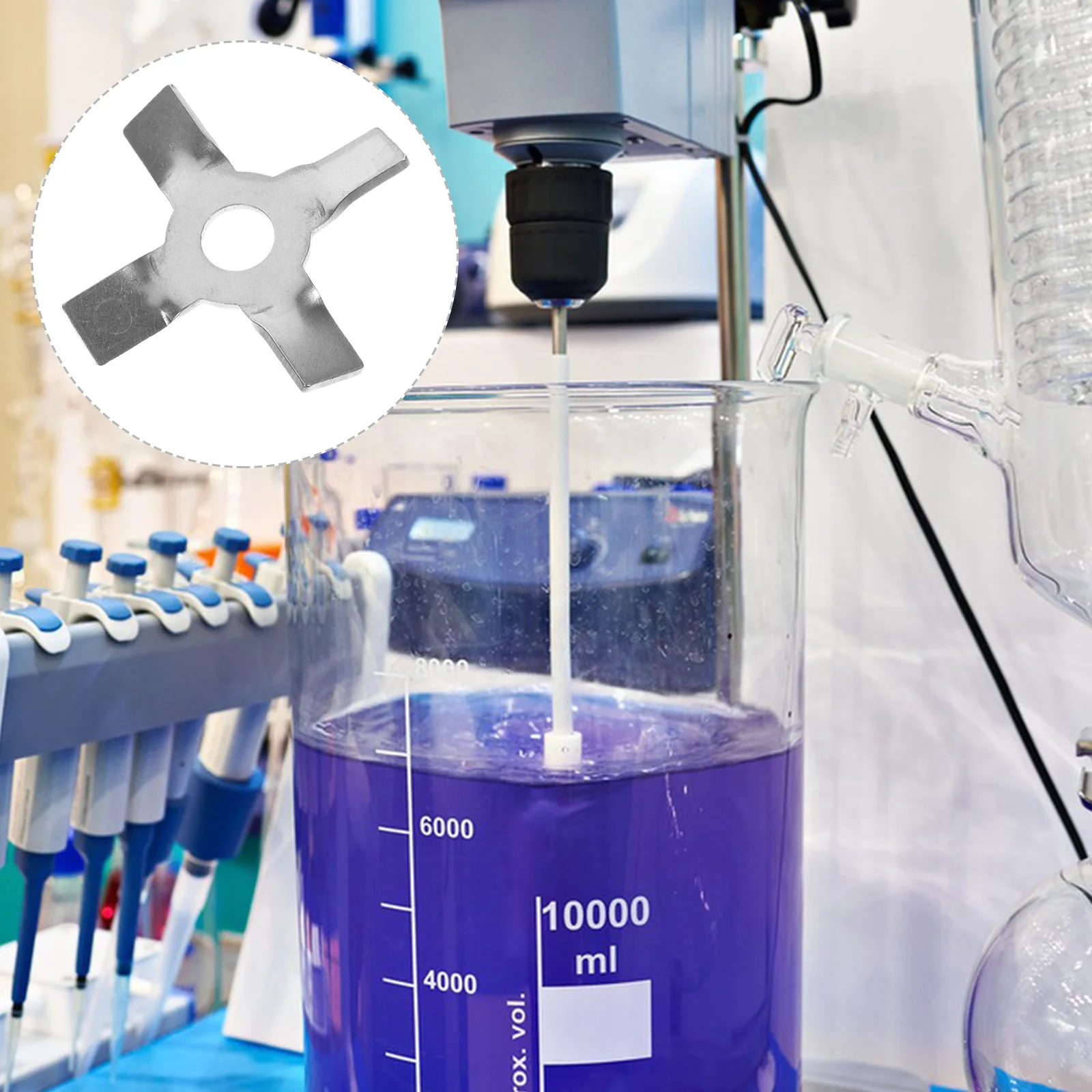 

Lab Magnetic Stirrer Mixing Rods for Mixers Plate Stainless Steel Silver Electric Grinder Accessories