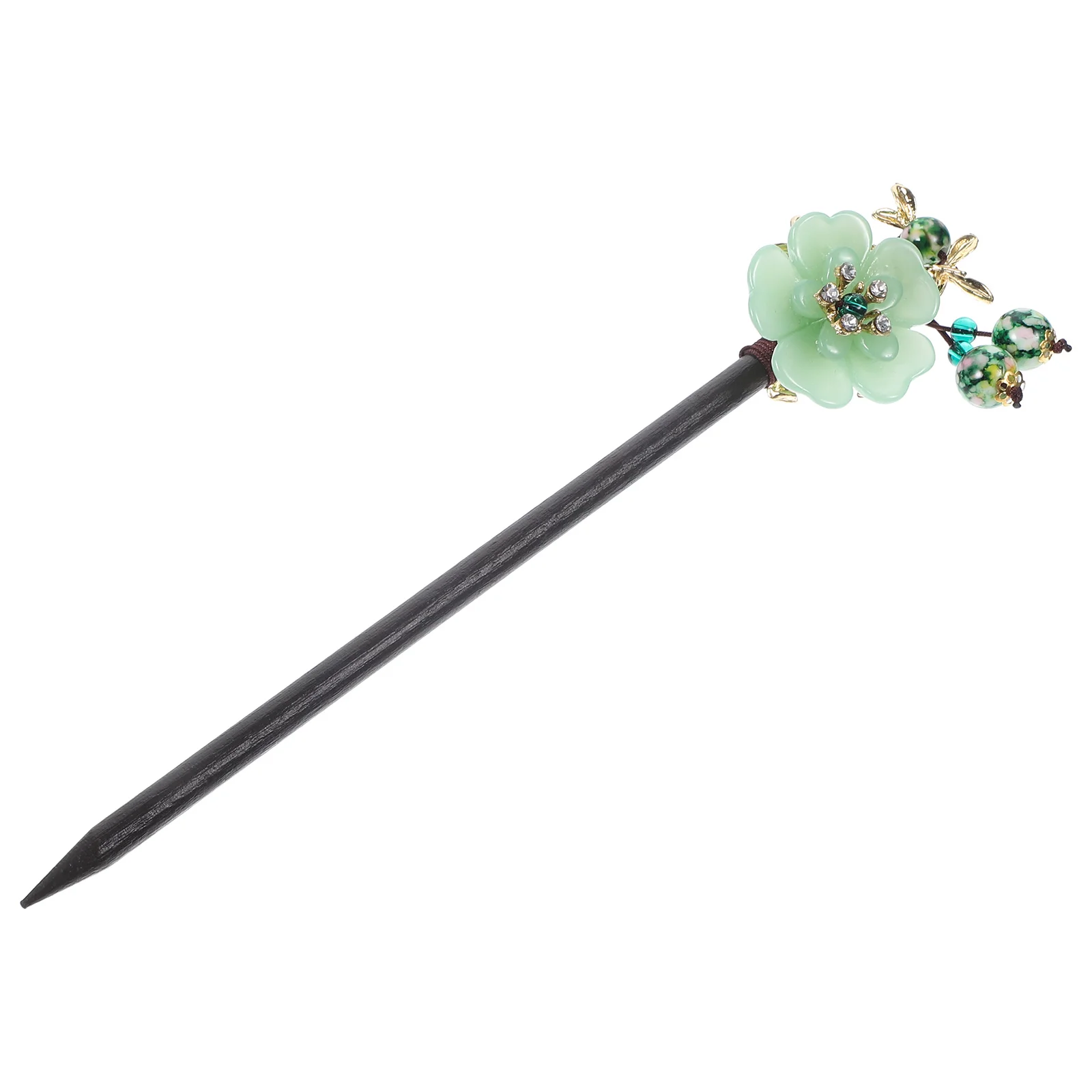 Hanfu Hairpin Agate Stick Chopstick Japanese Barrettes Bun Clip Tassel Chinese Dense