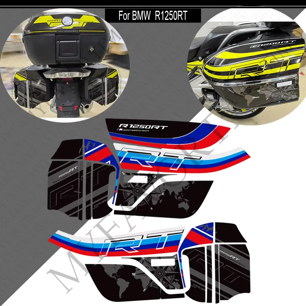 

Motorcycle For BMW R1250RT R 1250 RT 2022-2024 Tank Pad Grips Fuel Oil Kit Fairing Fender Trunk Luggage Cases Protector Stickers