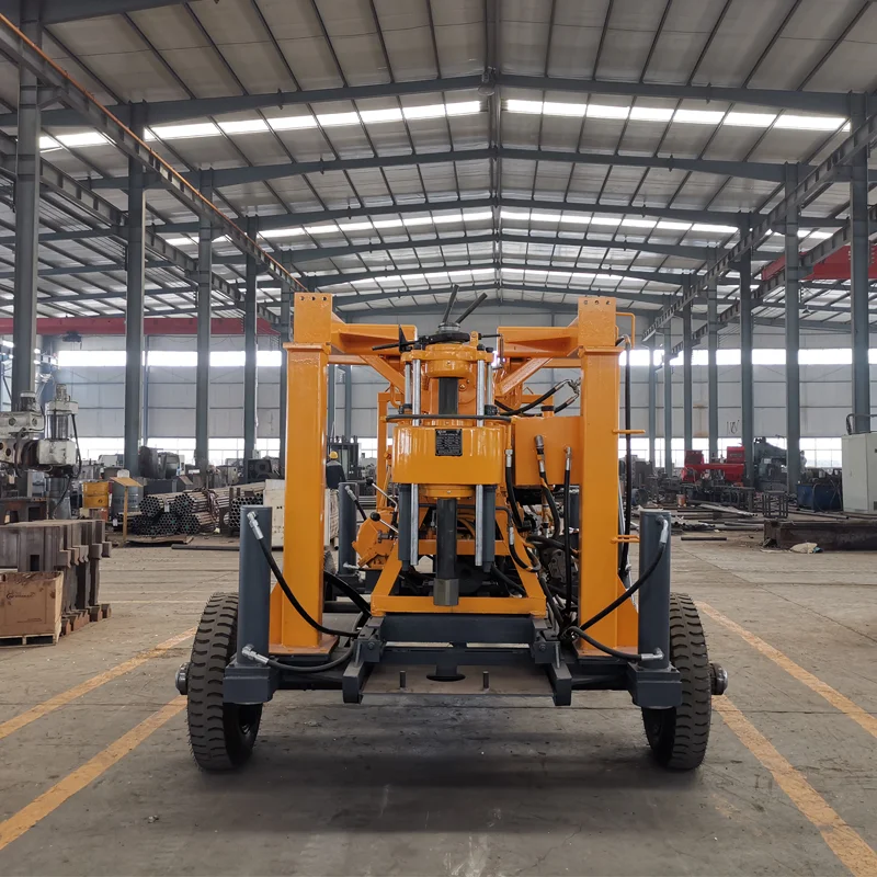 Small Portable Diamond Core Drilling Rig 50m Soil Drilling Machine 100m Hydraulic Crawler Mine Core Diamond Sample Drilling Rig