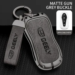 Alloy Car Remote Key Fob Cover Case Holder for Geely Tugella 2020 Azkarra Xingyue Boyue Pro Atlas Pro Gili Tugella Accessories