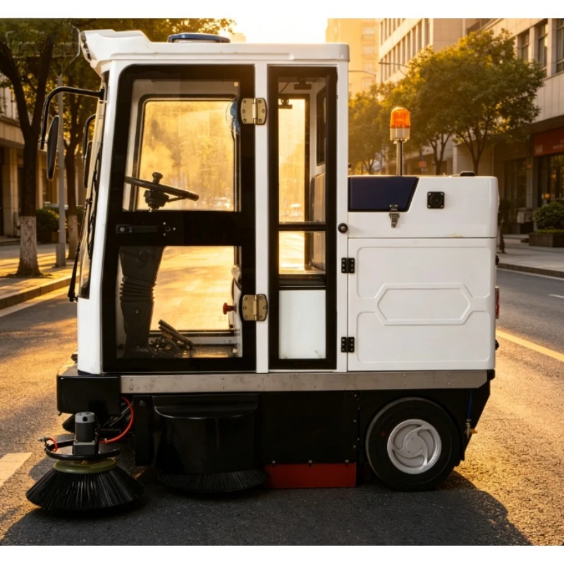 Manufacturer Industrial Floor Sweeper Machine Electric Road Street Sweeper Best Quality Electric Street Vacuum Road Sweeper