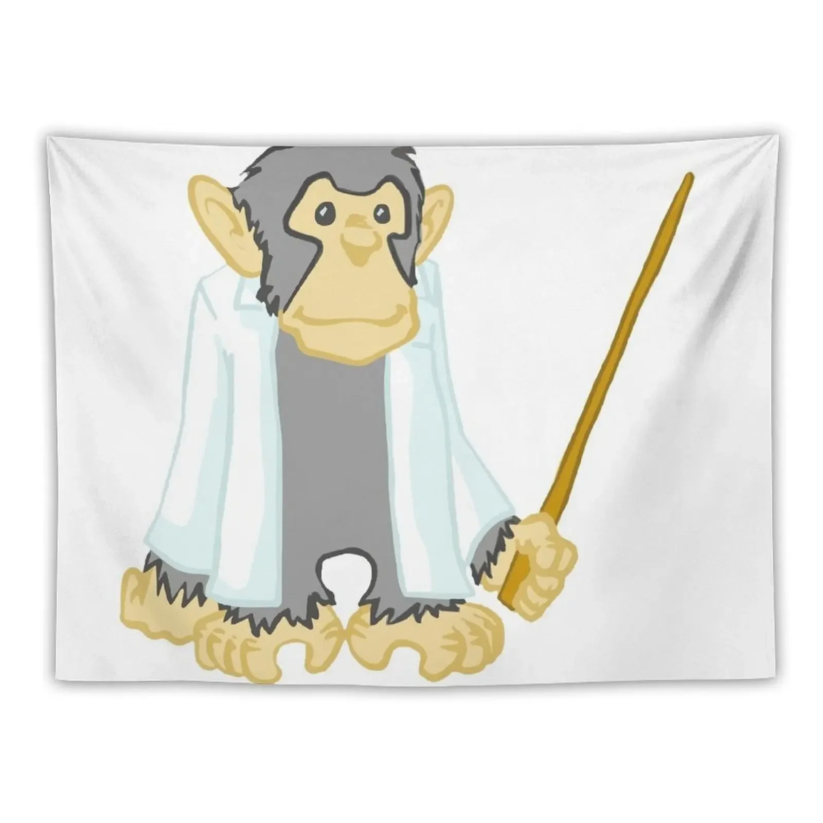 Academic Chimps: The Professor Tapestry Home And Comfort Decor Room Aesthetic Tapestry