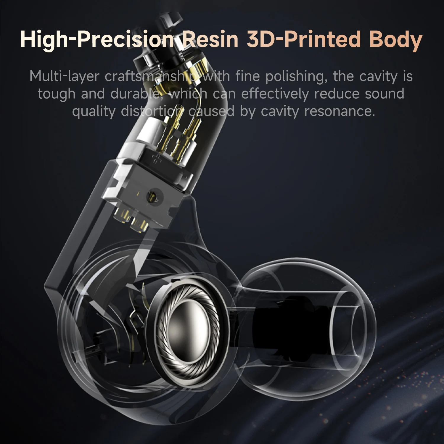 Oneodio Master1 หูฟังแบบมีสายในหู 1BA + 1DD Hi-Res Monitor หูฟังที่ถอดออกได้ HiFi หูฟัง 3.5 มม./ประเภท C พร้อมไมโครโฟน