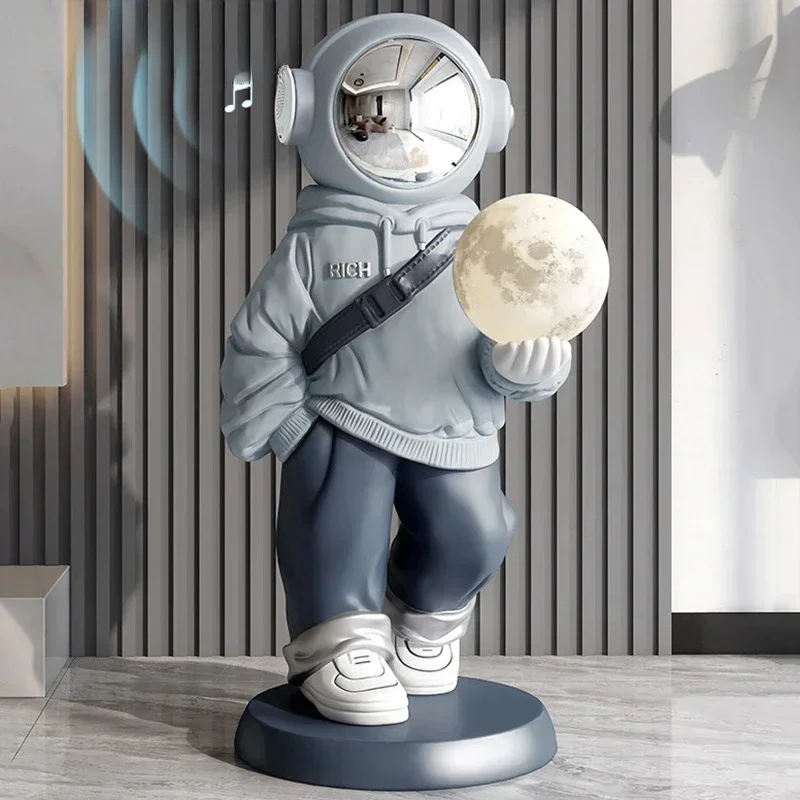 Large Astronaut Floor Ornament Light Luxury Living Room Decoration EntranceHot Sales Cheap And Fine