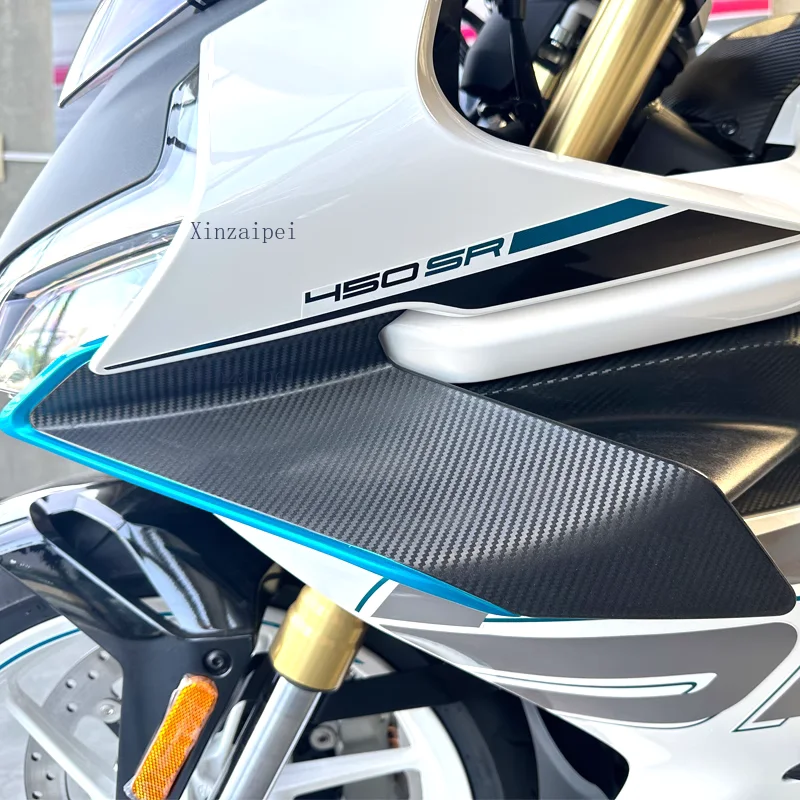 For CFMOTO 450SR 450SRS 2025 Motorcycle Parts Side Downforce Naked Spoilers Fixed Winglet Fairing 2025 450 SR Wings Deflectors